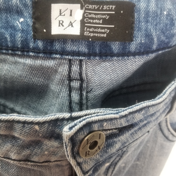 Distressed and Painted Lira CRTV/SCTY Skinny Jeans - Picture 2 of 5